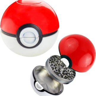 Pokeball Pokemon Grinder młynek 52mm metalowy 2 częsciowy