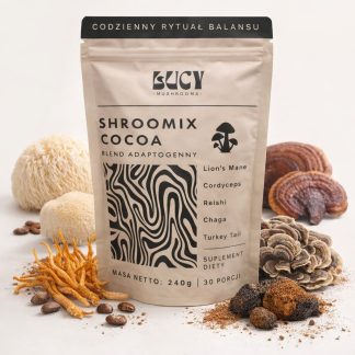 SHROOMIX Kakao funkcjonalne z grzybami i adaptogenami 240g