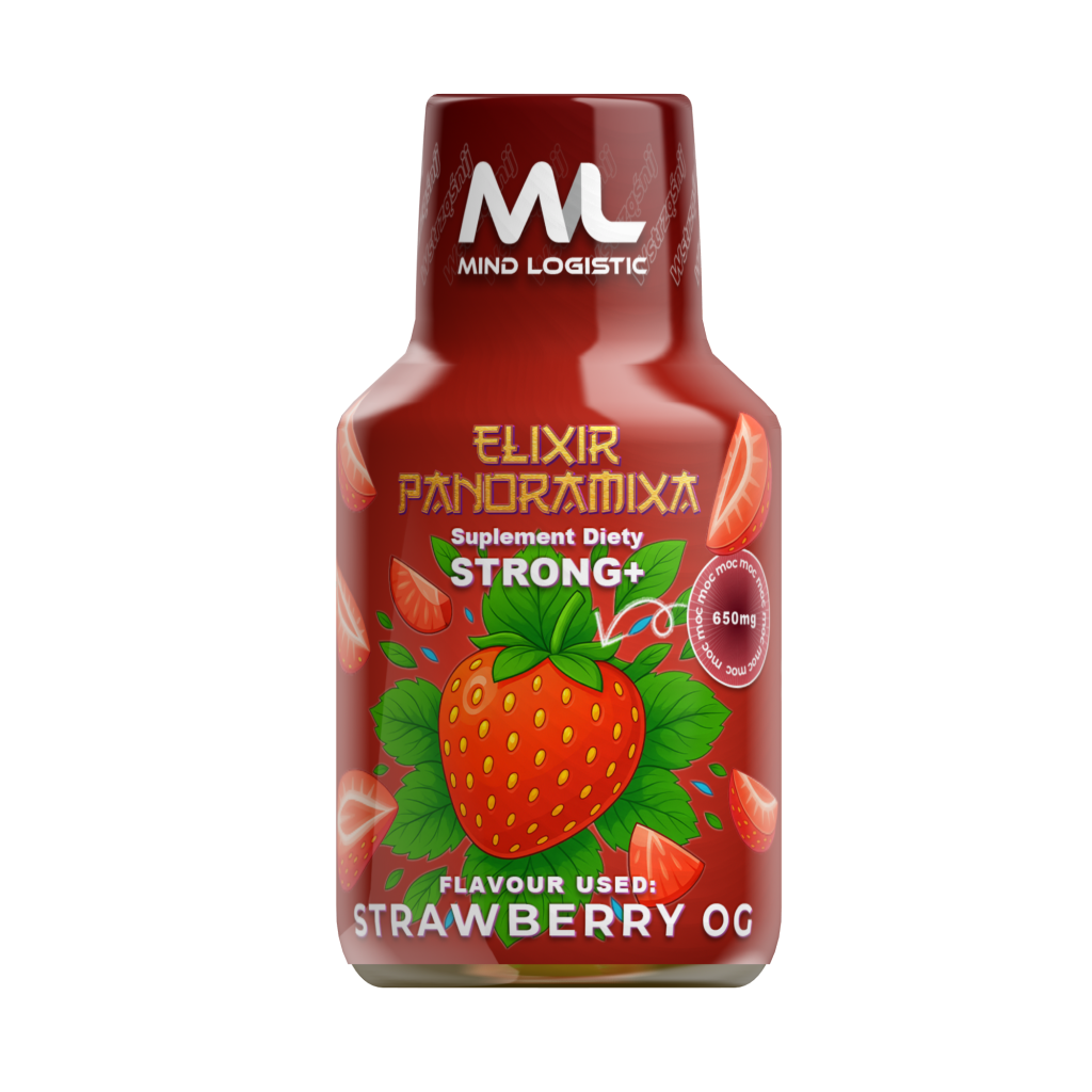 ELIXIR PANORAMIXA STRONG+ - Strawberry OG 100ml 650mg