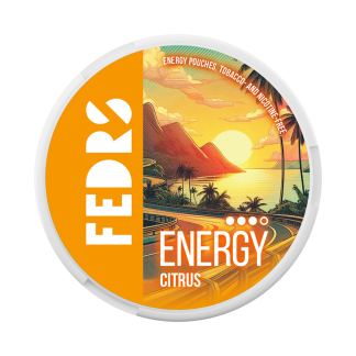 FEDRS Energy Citrus 130mg + l-theanine + B3