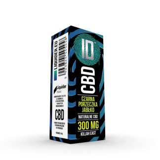 LIQUID ID CZARNA PORZECZKA JABŁKO 10ML 300MG CBD