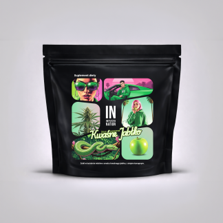 INFUSED NATION Żelki konopne - Kwaśne Jabłko 140g