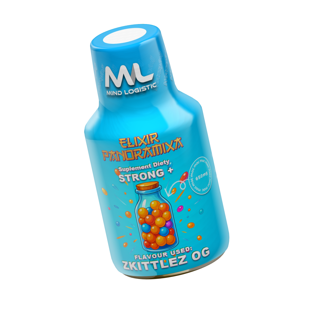 ELIXIR PANORAMIXA STRONG+ - Zkittlez 100ml 650mg