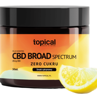 TOPICAL Żelki CBD Cytrynowe Pure CBD 750 MG