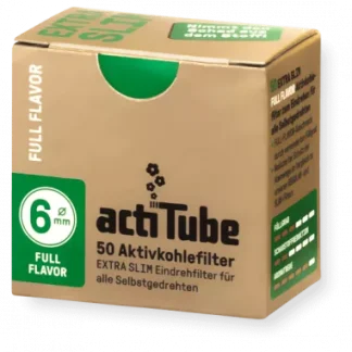 ActiTube Full Flavour – filtry węglowe 6mm 50szt