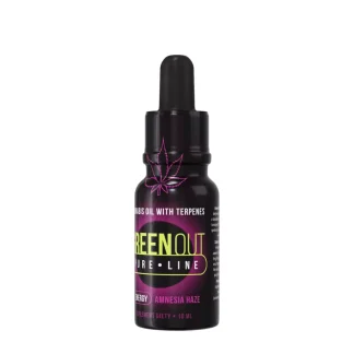 Olejek konopny Green Out® Pure mini, Amnesia 10ml