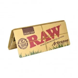 Bibułki z filterkami i tacką RAW Organic ARTESANO King Size Slim