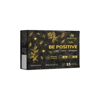 Be Positive (5 mg CBD, 3 mg CBG) Extract Complex Hemp King – 15 kapsułek