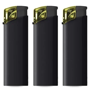 Zapalniczka Piezo Black Gold