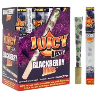 Bibułki JUICY JAYS Blackberry JONES gotowe skręty 2szt