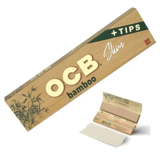 Bletki OCB Slim Bamboo King Size z filtrami