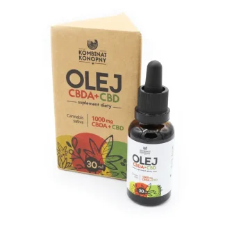 Kombinat konopny – Olej CBD + CBDA 1000mg 30ml