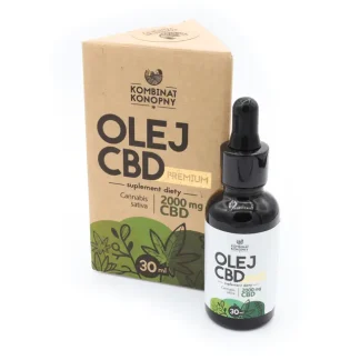 Kombinat konopny – Olej CBD PREMIUM 2000mg 30ml