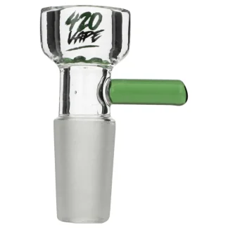 Cybuch do bonga 420VAPE ze szklanym sitkiem szlif 14.5 mm