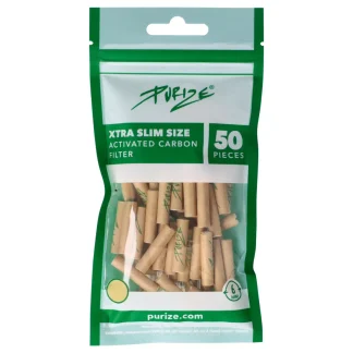 PURIZE - Filtry węglowe XTRA-SLIM Organic 6mm 50szt