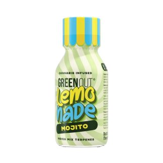 Shot konopny Green Out® Lemonade, Mojito 100ml 450mg