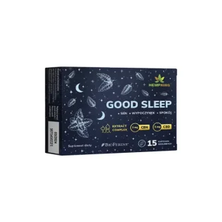 Kapsułki na sen CBD CBN – Good Sleep – HempKing 15szt