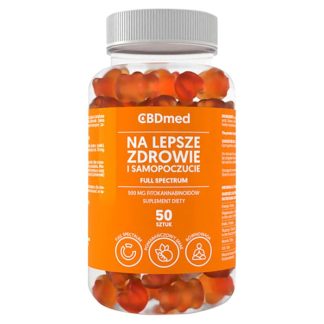 CBDMED Żelki na lepsze zdrowie i samopoczucie 50szt