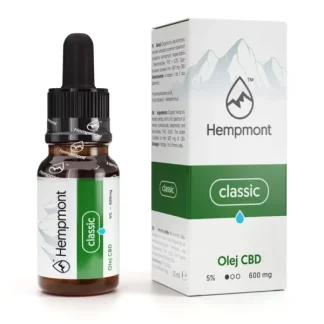 Olejek konopny CBD 5 % Hempmont 12 ml 600mg