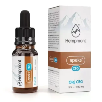 Olej konopny CBG 10% 1000mg, Hempmont Apeks® – 10 ml