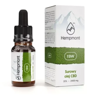 Olej konopny CBD 20% 2400 mg, Hempmont RAW – 12 ml