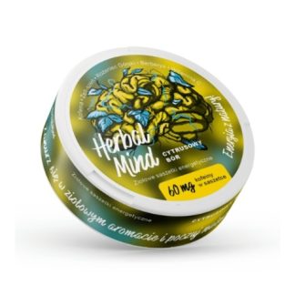 Woreczki kofeinowe ziołowe HerbalMind - Cytrusowy bór 60mg