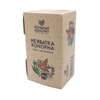 Kombinat Konopny - Herbatka konopna - mięta z pomarańczą 30g