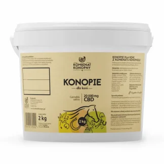 Kombinat konopny – Konopie dla koni – mieszanka uzupełniająca z CBD – 20 000mg!