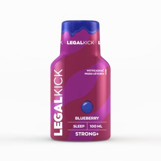 LEGAL KICK Shot konopny Blueberry Strong+