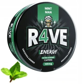 Woreczki kofeinowe R4VE - MINT MAN