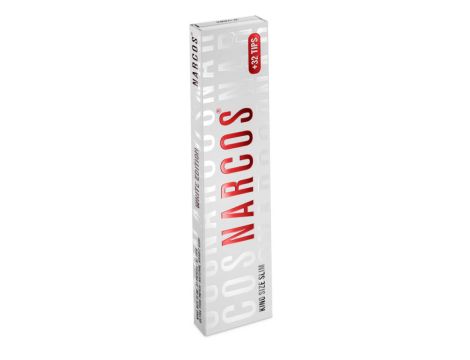 Narcos White Edition King Size Slim z filtrami - obrazek 2