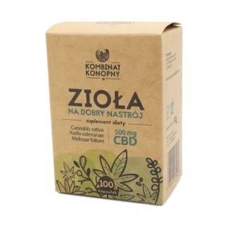 Kombinat konopny – Kapsułki z ziołami 30g - 100x5mg