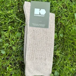Kombinat konopny - Skarpety konopno-bawełniane w kolorze naturalnym!