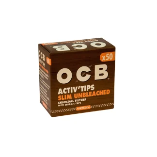 Filtry węglowe OCB Virgin Slim 7 mm 50 sztuk