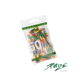 PURIZE - Filtry węglowe XTRA-SLIM Rainbow 6mm 50szt
