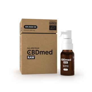 Olej konopny RAW 10% CBD Full Spectrum CBDmed (1000 mg) 10 ml