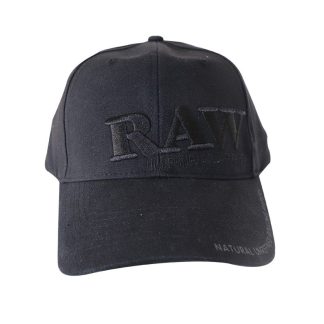 RAW Black - Czarna czapka z płaskim daszkiem