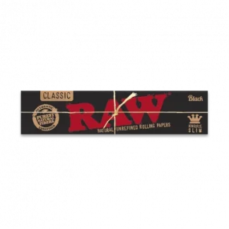 Bletki RAW Black King Size Slim niebielone