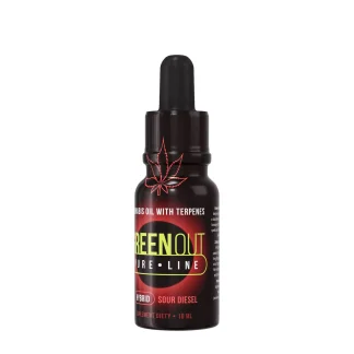 Olejek konopny Green Out® Pure, Sour Diesel 20ml