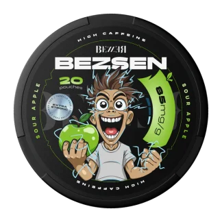 Woreczki kofeinowe BEZSEN - SOUR APPLE