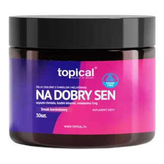 TOPICAL - Żelki NA DOBRY SEN z chmielem i melatoniną 30 szt